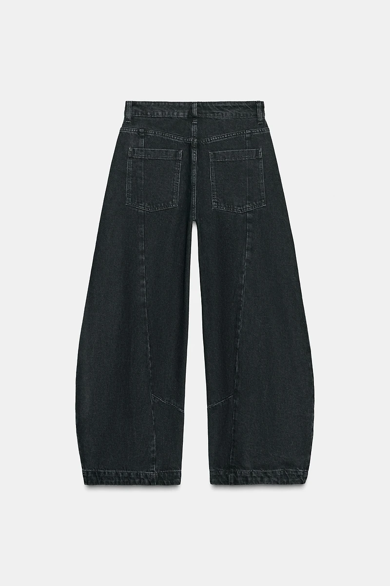 ZW COLLECTION LOW RISE BALLOON JEANS