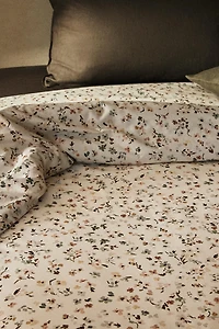FLORAL PRINT DUVET COVER