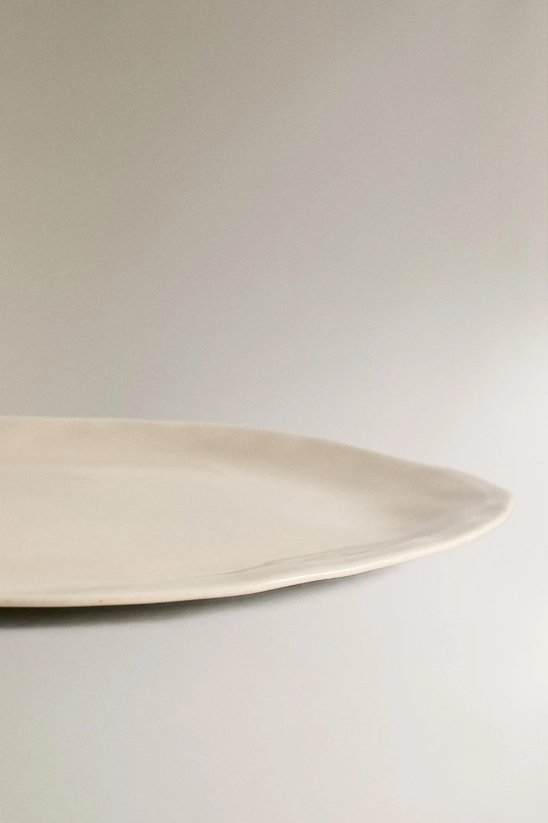 ASSIETTE PLATE GRÈS