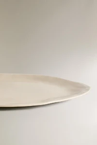 ASSIETTE PLATE GRÈS