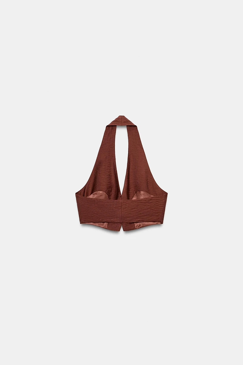 HALTER CROP TOP