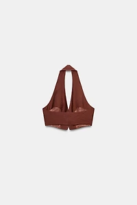 HALTER CROP TOP