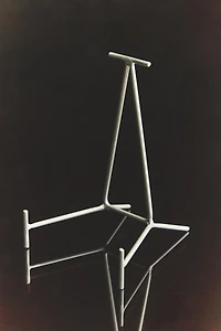 POLISHED METAL STAND
