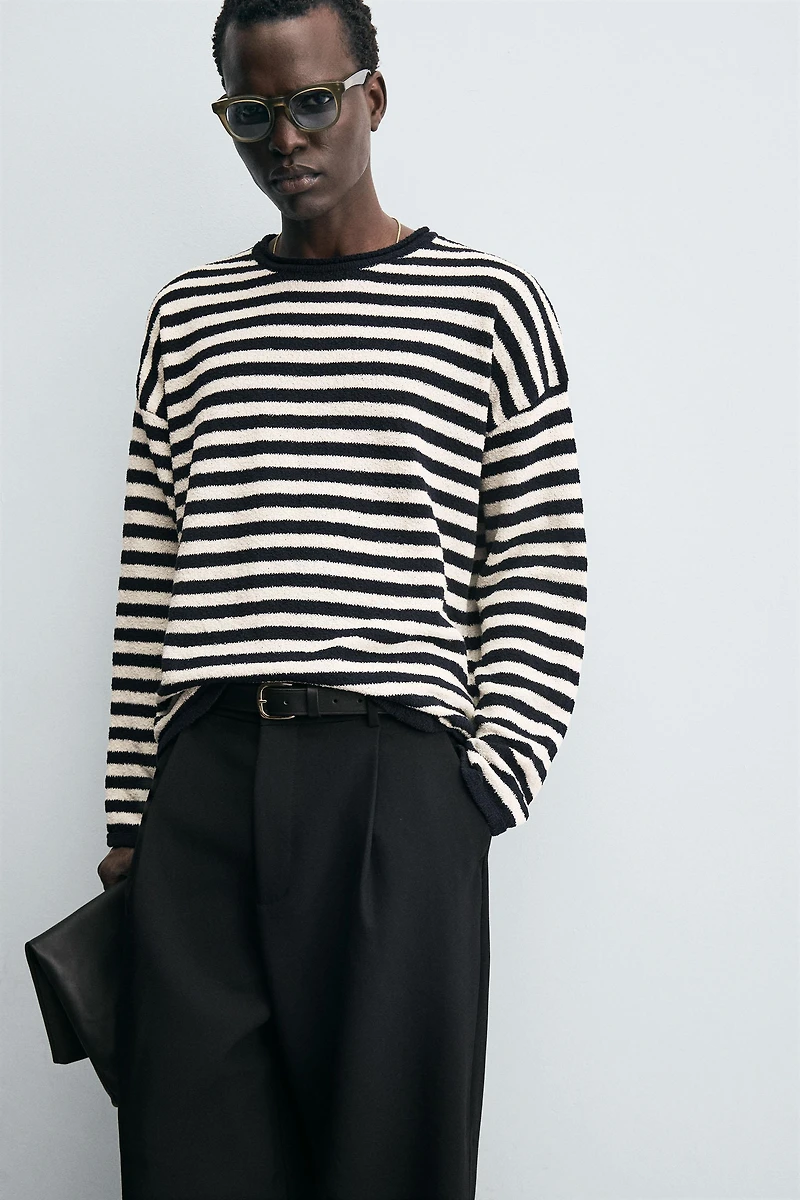PULL LÉGER À RAYURES