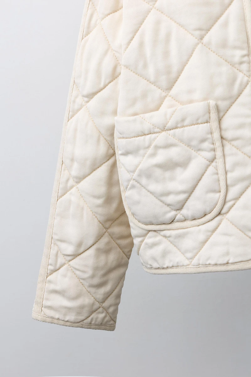 VESTE MATELASSÉE ZIPPÉE