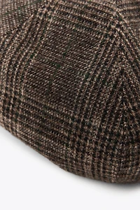 WOOL PLAID BERET