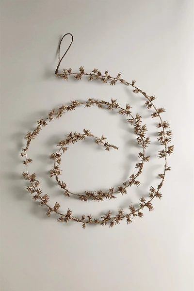 SHINY CHRISTMAS LEAF GARLAND