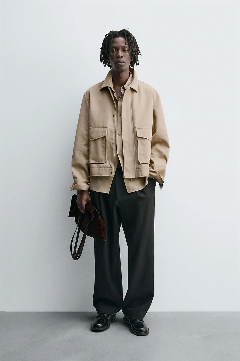 TWILL TEXTURED JACKET