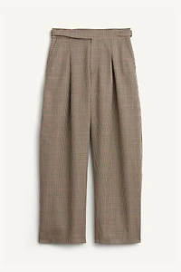LIMITED EDITION WOOL PLAID SUIT PANTS