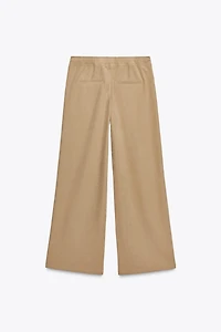 PANTALON À JAMBES LARGES