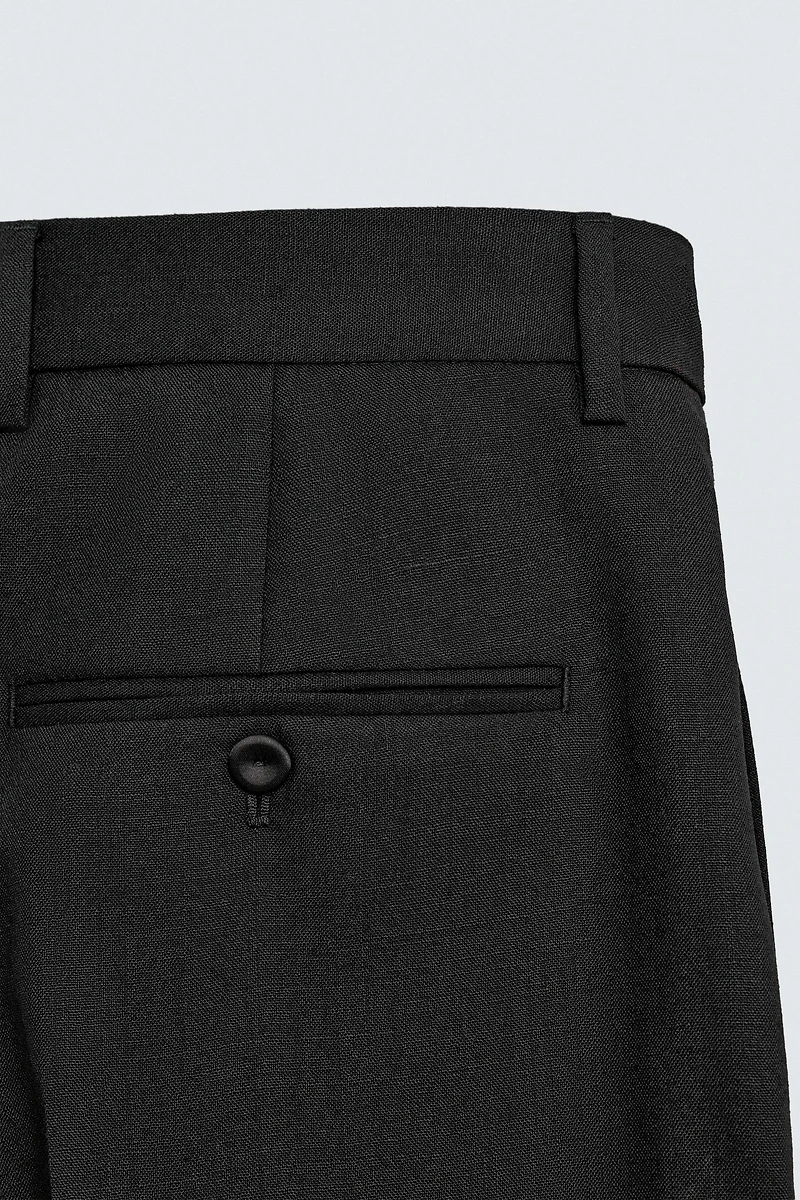 PANTALON FLARE FIT DE COSTUME 100% LAINE LIMITED EDITION