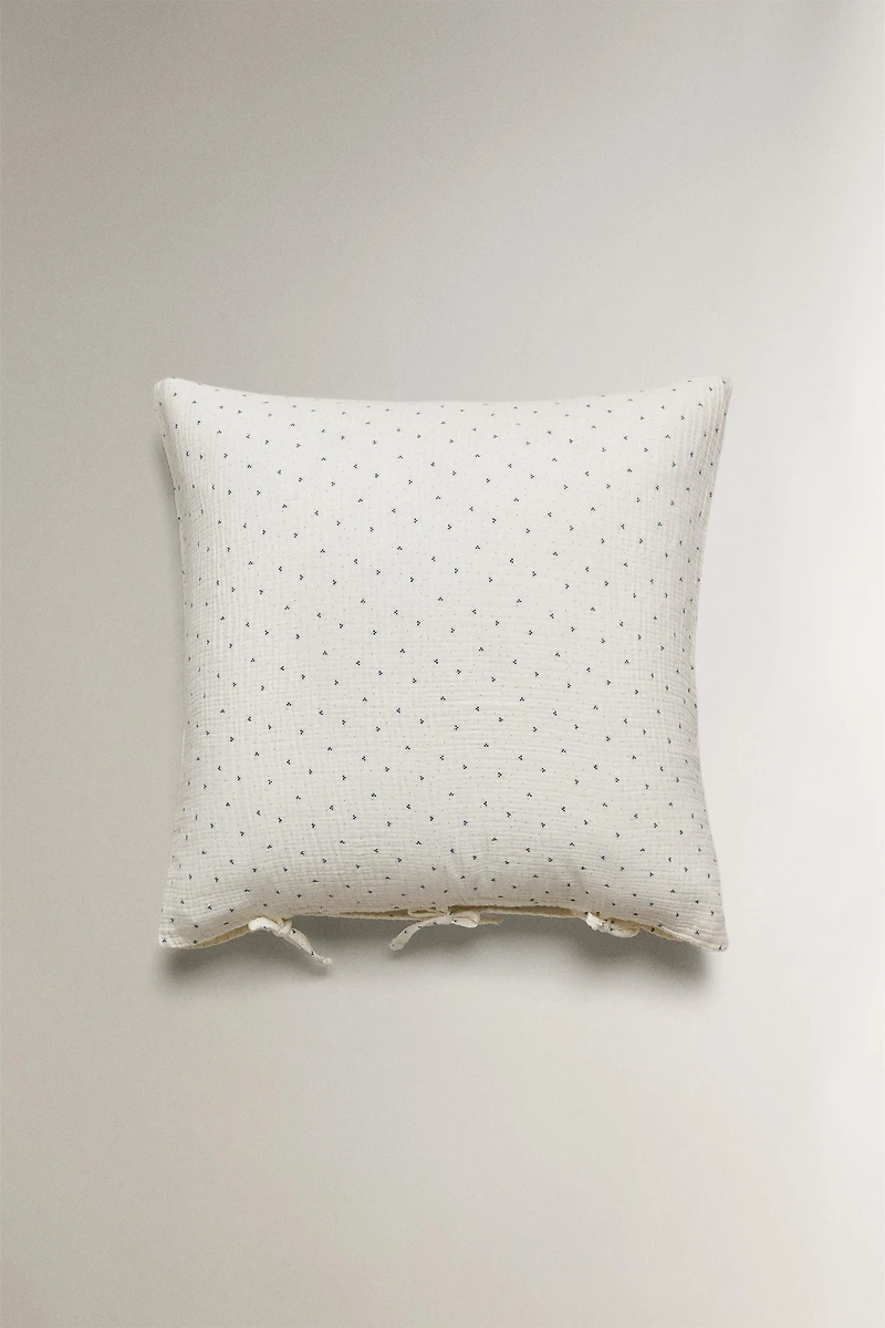TAIE D’OREILLER ENFANT COTON POINTS