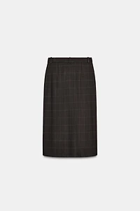 PLAID PLEATED SKIRT ZW COLLECTION