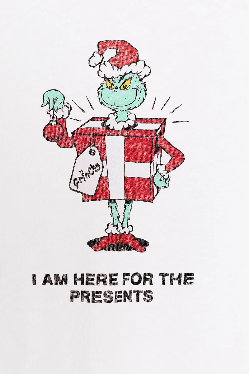 T-SHIRT GRINCH™ NOËL MANCHES LONGUES