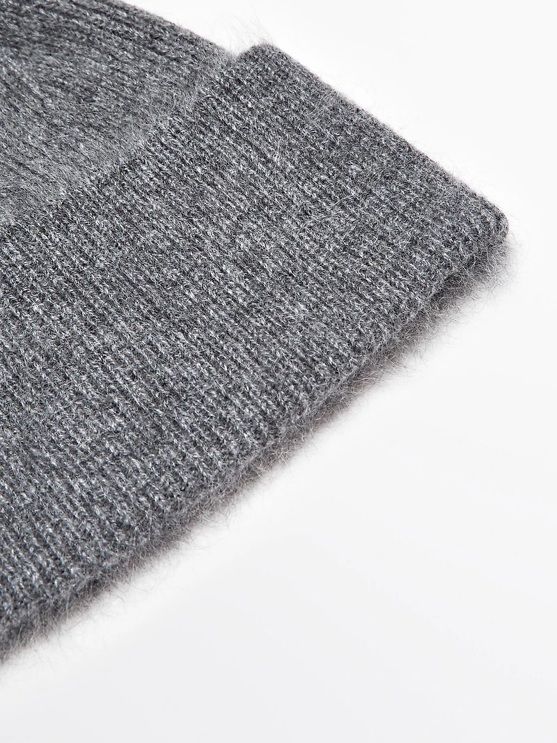 100% cashmere knit beanie
