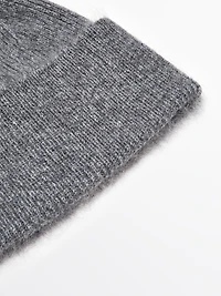 100% cashmere knit beanie