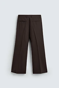 PANTALON DE COSTUME FLARE FIT AVEC LAINE