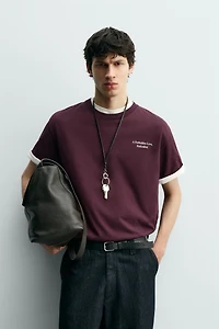 TEXT PRINT T-SHIRT