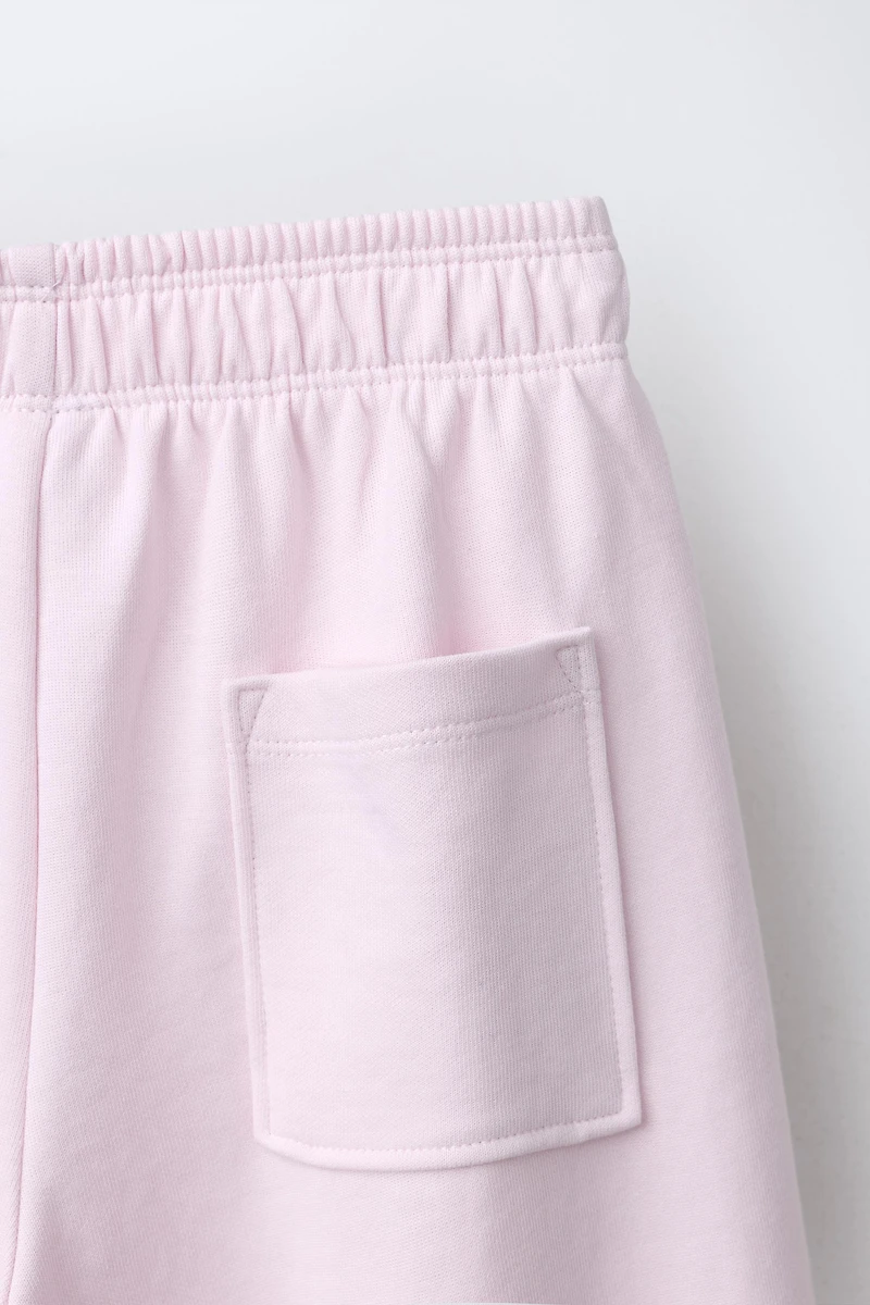 INTERLOCK WIDE LEG PANTS