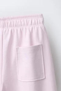 INTERLOCK WIDE LEG PANTS