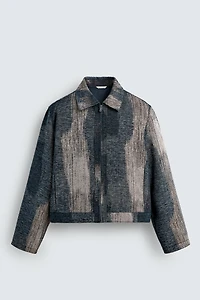 ABSTRACT JACQUARD JACKET