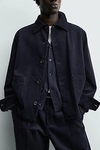 CORDUROY POCKET OVERSHIRT