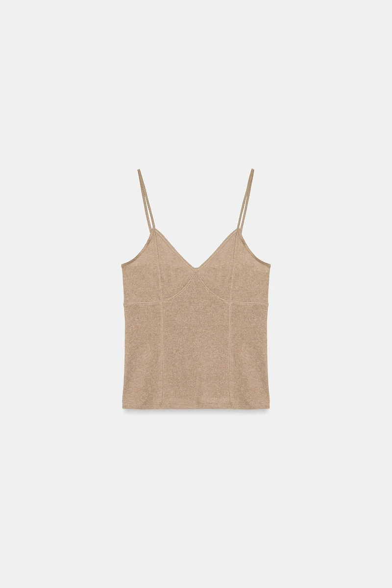 COTTON BLEND TANK TOP