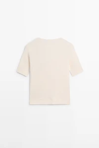 Cotton blend T-shirt