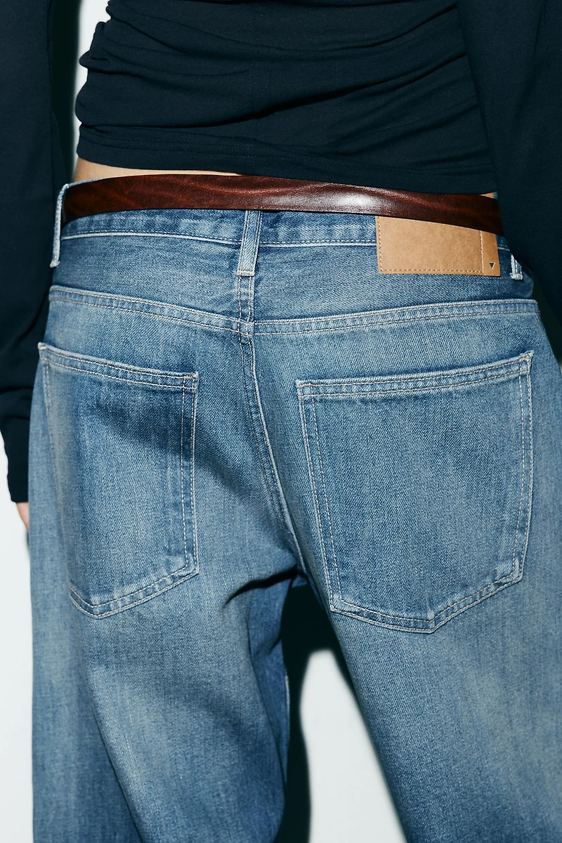 JEAN TRF BAGGY TAPERED TAILLE BASSE