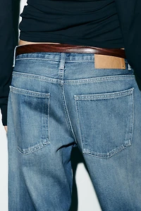 JEAN TRF BAGGY TAPERED TAILLE BASSE