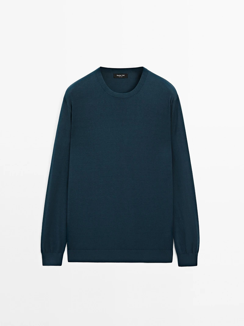 Cotton and silk blend sweater