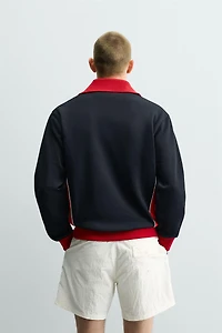 VESTE COLOR BLOCK RÉTRO