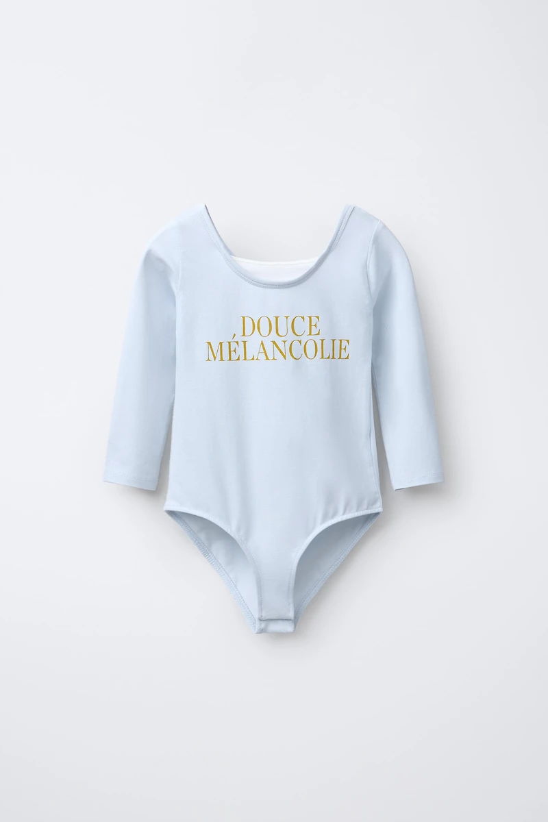DOUBLE TEXT BODYSUIT