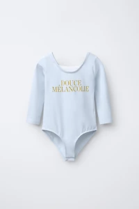 DOUBLE TEXT BODYSUIT