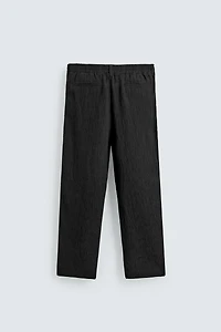REGULAR FIT IRREGULAR TEXTURE PANTS
