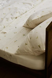 MIMOSA LINEN AND COTTON FLAT SHEET