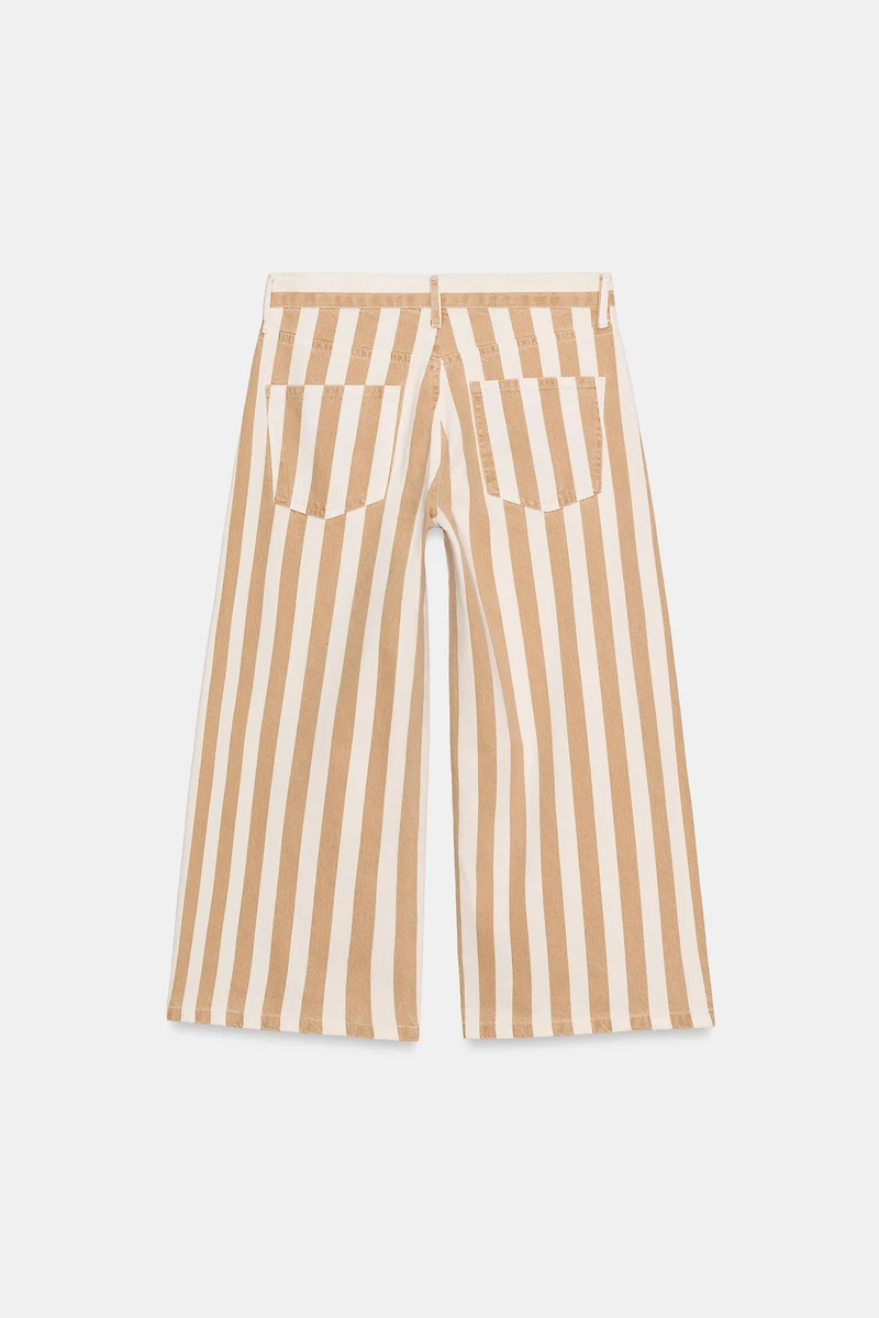 JEAN JUPE-CULOTTE RAYURES TAILLE MOYENNE ZW COLLECTION