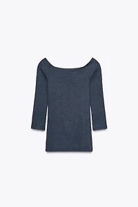T-SHIRT COL BATEAU
