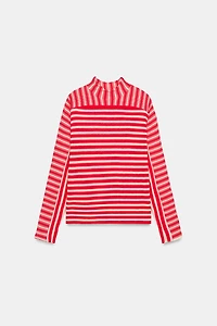 STRIPED WOOL JUMPER