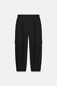 TAPERED CARGO POCKET PANTS