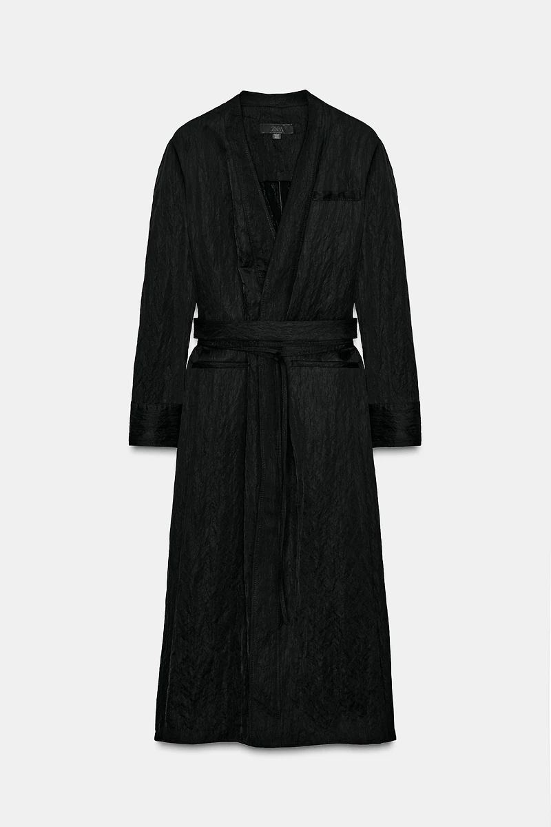 ZW COLLECTION LIMITED EDITION CRINKLED SATIN EFFECT DRESS