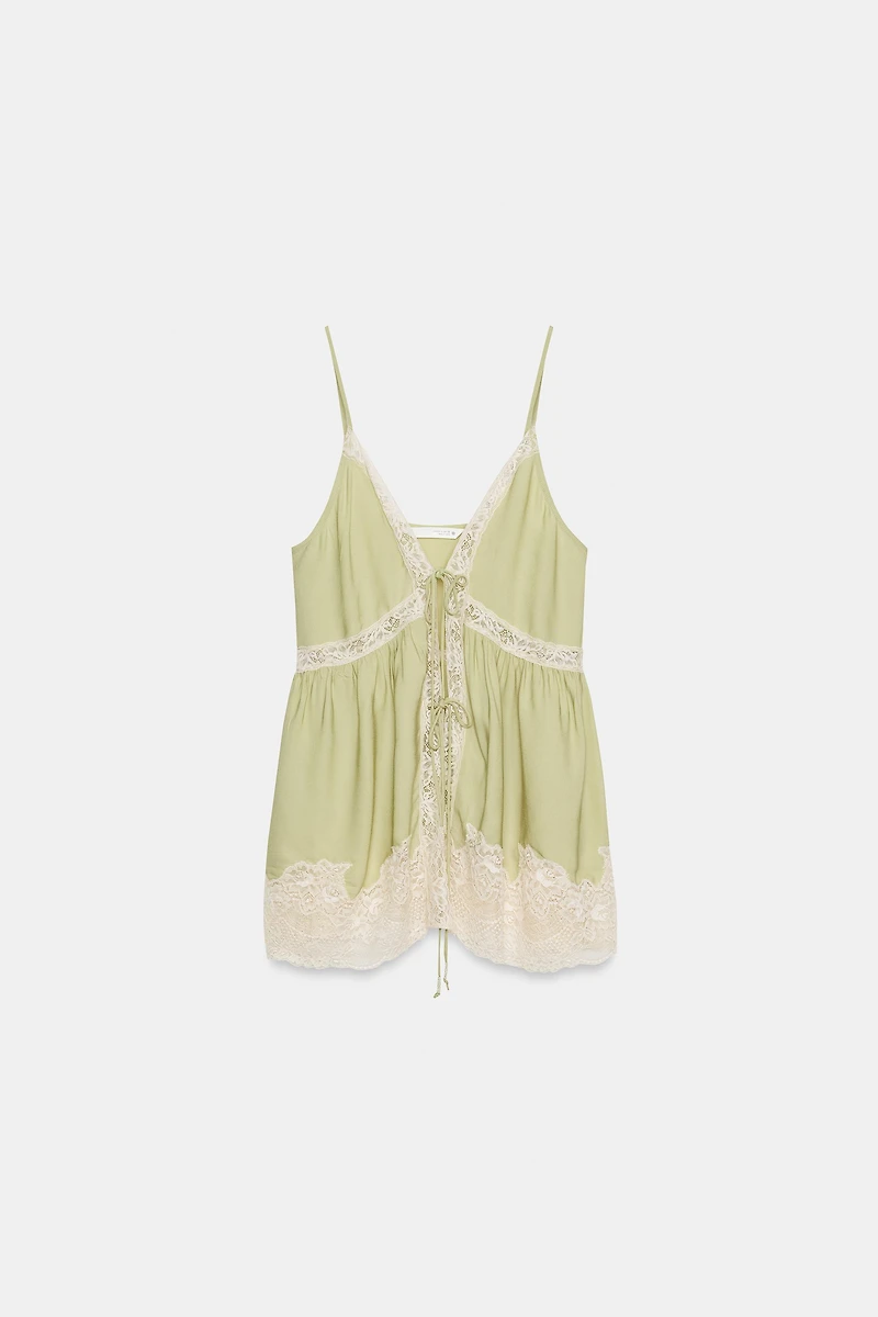 LACE CAMISOLE TOP ZW COLLECTION