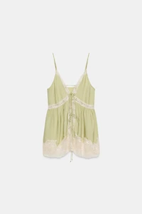 LACE CAMISOLE TOP ZW COLLECTION