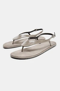 LIMITED EDITION FLAT LEATHER SANDALS