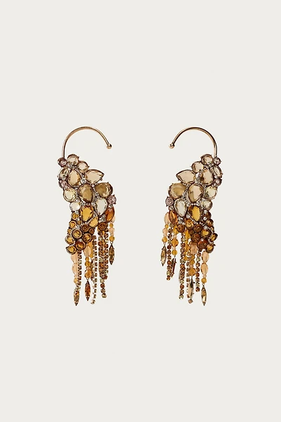 MARISA BERENSON X ZARA SPARKLY JEWEL EARRINGS