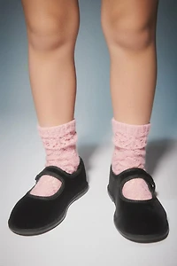 ALPACA AND WOOL BLEND THICK KNIT SOCKS