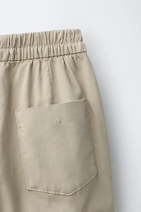 BALLOON PLEATED PANTS