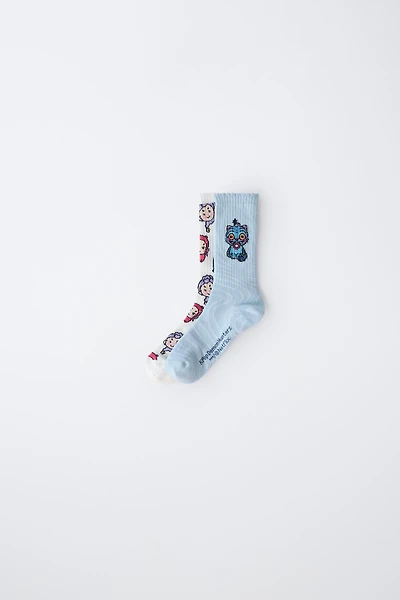 LOT DE DEUX CHAUSSETTES MI-Hautes KPOP DEMON HUNTERS™ NETFLIX ©