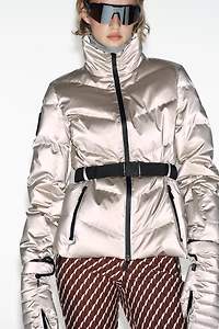 WATER RESISTANT WINDPROOF RECCO® TECHNOLOGY SKI COLLECTION PUFFER JACKET