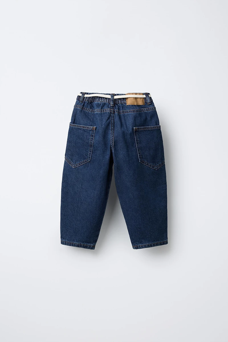 JEAN BAGGY CEINTURE